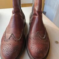 stivaletti uomo vera pelle n.44 
