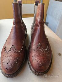 stivaletti uomo vera pelle n.44 