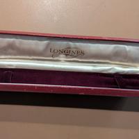 Longines Watch Box in pelle bordeaux super vintage