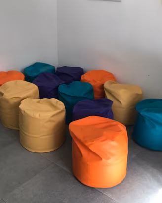 Pouf poltrona a sacco colorato (vari colori)