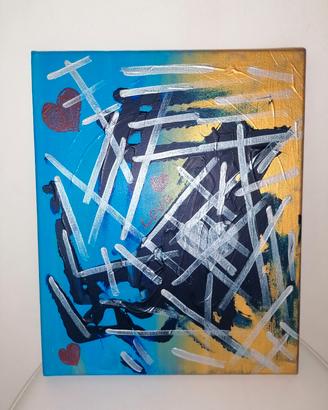 Quadro Astratto Contemporaneo "Love" 