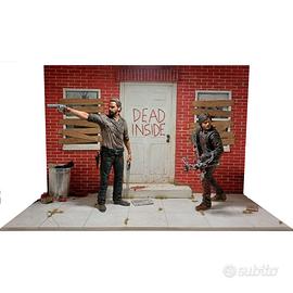 Diorama the walking dead Rick Grimes, Negan, Daryl