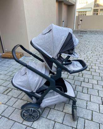 Passeggino Nuna Demi Next DOPPIO - SINGOLO