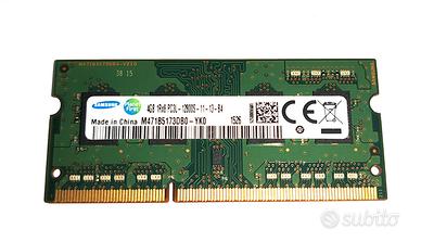 Memorie memoria RAM computer pc portatile notebook