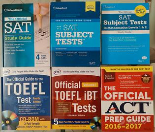 Libri preparazione TOEFL iBT - SAT - ACT