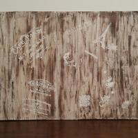Tavola pannello quadro insegna angolo caffè legno