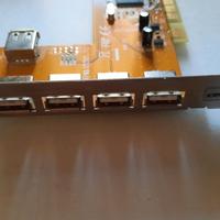 PC DESKTOP - SCHEDA PCI PORTE USB 2.0 (#99)