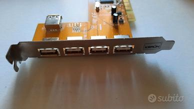 PC DESKTOP - SCHEDA PCI PORTE USB 2.0 (#99)