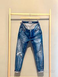 Jeans Zara Man Tg 44 (50 IT) Ripped Strappati
