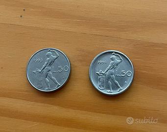 2 lire da 50 piccole