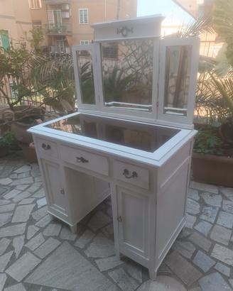 antica toletta rivisitata shabby chic 