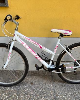 Bicicletta ragazza atala bianca