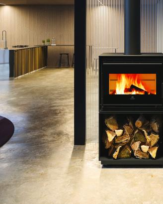 Caminetto a legna di design  9,4 kW