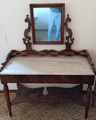 Mobile toilette di fine 800 - piano in marmo