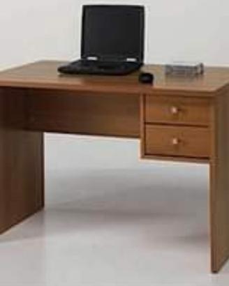 SOLIDA SCRIVANIA COLOR NOCE + PORTAPC