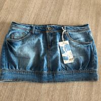 Minigonna M jeans denim medio/scuro