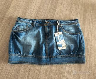 Minigonna M jeans denim medio/scuro