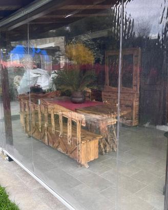 Tenda Antipioggia Trasparente in PVC Crystal