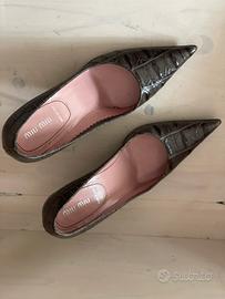 scarpe originali miu miu n 39. Made in Italy.