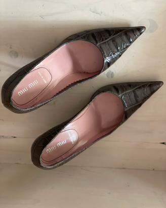 scarpe originali miu miu n 39. Made in Italy.