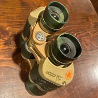 Binocolo compatto vintage verde/militare