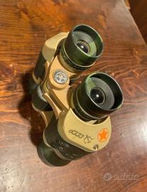 Binocolo compatto vintage verde/militare