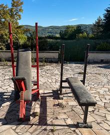 Panca alta e panca bassa Panatta