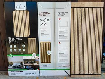 Pannelli decorativi fonoassorbenti Boiserie Rovere