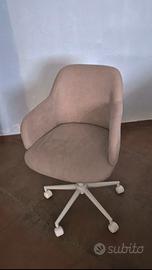 Sedia da scrivania con rotelle