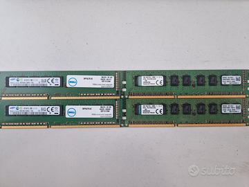 RAM Server 16GB (4x4Gb) DDR3 12800E ECC 1Rx8 PC3L