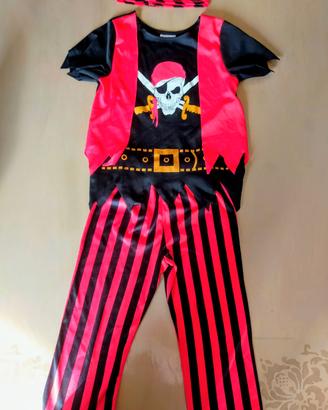 Costume pirata carnevale halloween