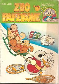 Fumetto Zio Paperone N. 24 - Settembre 1991 Disney