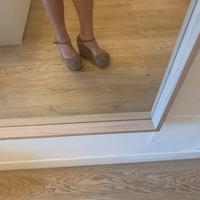 Sandali con plateau Marcela Yil n 37 scamosciate