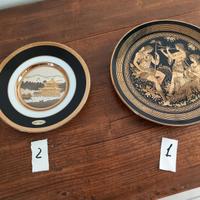 Piatti etnici dorati oro 24k