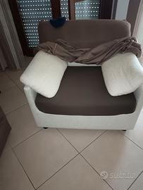 Poltrona con letto