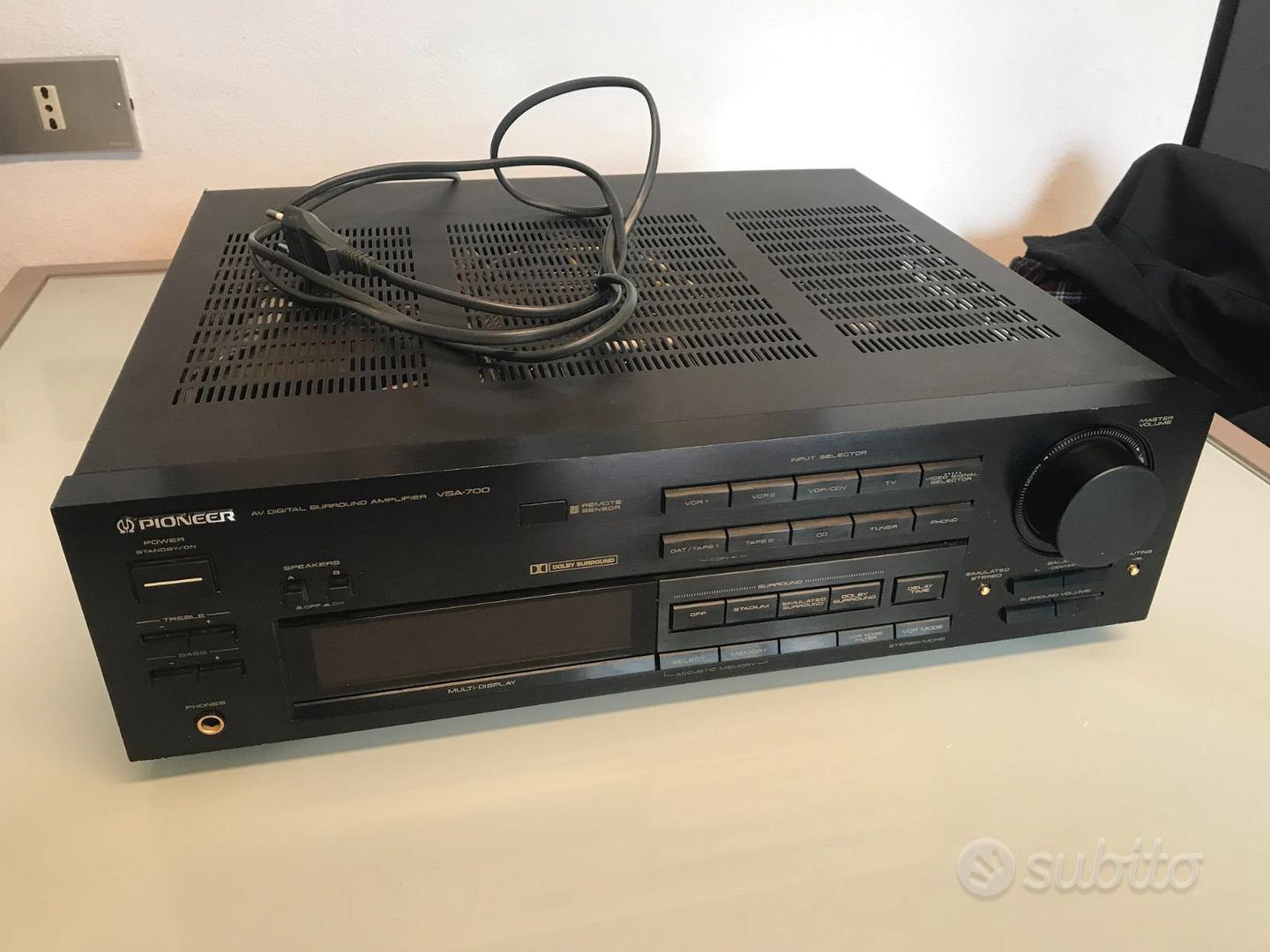 Amplificador Pioneer VSA-800 - Audio Vintage MJ