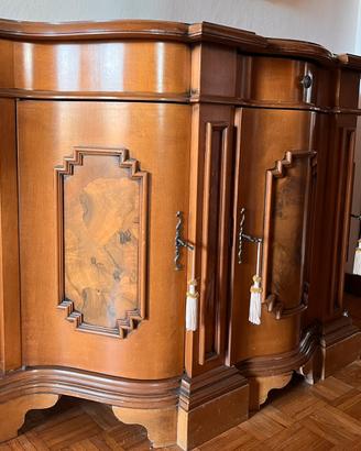 MOBILE/CREDENZA Art Déco con specchio