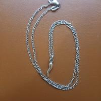 Argento 925 collana più ciondolo corno Uomo Donna