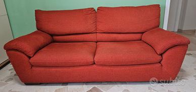 Divano Natuzzi 3 posti in tessuto 