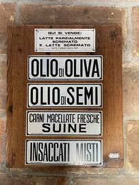 Tabella da drogheria