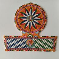 Pannello decorativo in legno interamente Scolpito