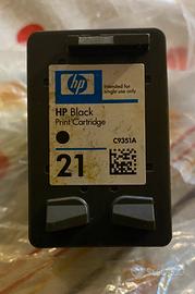 Cartuccia hp 21 nero