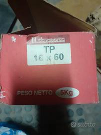 Scatola Chiodi testa Piana 16X60 Cavatorta - 5 Kg.