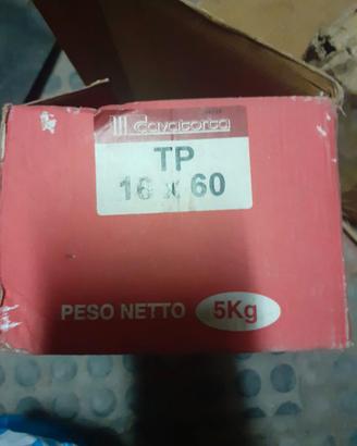 Scatola Chiodi testa Piana 16X60 Cavatorta - 5 Kg.