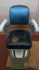 poltrona vintage da barbiere