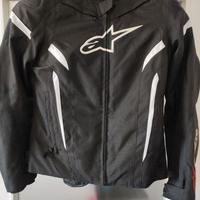 Giacca Moto Alpinestars Stella Donna M Nera/Bianca