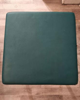 AFA Arredamenti 8 Sgabelli base nera cuscino verde