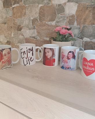 tazze personalizzate con foto è scritte 