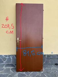Porta in legno per interni