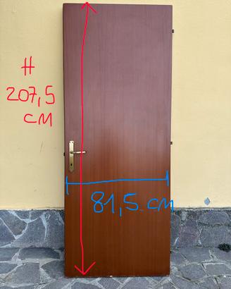 Porta in legno per interni